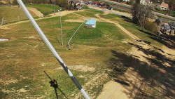 Spodní část sjezdovky skiareálu Karolinka