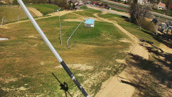 Spodní část sjezdovky skiareálu Karolinka