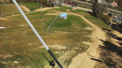 Spodní část sjezdovky skiareálu Karolinka