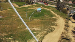 Spodní část sjezdovky skiareálu Karolinka