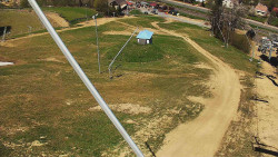 Spodní část sjezdovky skiareálu Karolinka