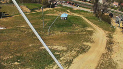 Spodní část sjezdovky skiareálu Karolinka