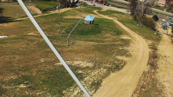 Spodní část sjezdovky skiareálu Karolinka