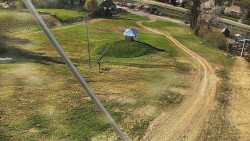 Spodní část sjezdovky skiareálu Karolinka