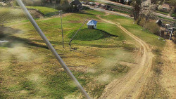 Spodní část sjezdovky skiareálu Karolinka