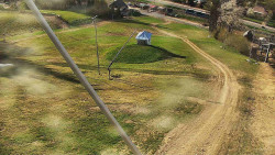 Spodní část sjezdovky skiareálu Karolinka