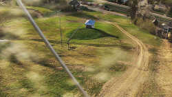 Spodní část sjezdovky skiareálu Karolinka