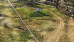 Spodní část sjezdovky skiareálu Karolinka