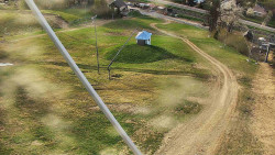 Spodní část sjezdovky skiareálu Karolinka