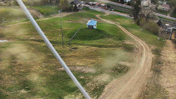 Spodní část sjezdovky skiareálu Karolinka