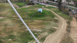 Spodní část sjezdovky skiareálu Karolinka