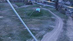 Spodní část sjezdovky skiareálu Karolinka