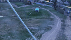 Spodní část sjezdovky skiareálu Karolinka