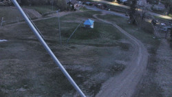 Spodní část sjezdovky skiareálu Karolinka