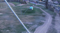 Spodní část sjezdovky skiareálu Karolinka