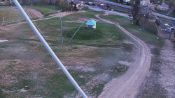 Spodní část sjezdovky skiareálu Karolinka