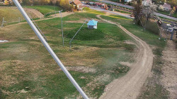 Spodní část sjezdovky skiareálu Karolinka