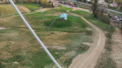 Spodní část sjezdovky skiareálu Karolinka