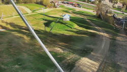 Spodní část sjezdovky skiareálu Karolinka