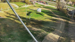 Spodní část sjezdovky skiareálu Karolinka