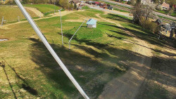 Spodní část sjezdovky skiareálu Karolinka