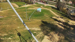 Spodní část sjezdovky skiareálu Karolinka