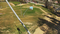 Spodní část sjezdovky skiareálu Karolinka