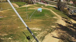 Spodní část sjezdovky skiareálu Karolinka