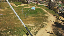 Spodní část sjezdovky skiareálu Karolinka