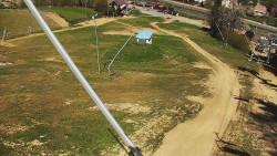 Spodní část sjezdovky skiareálu Karolinka