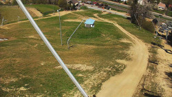 Spodní část sjezdovky skiareálu Karolinka