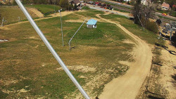 Spodní část sjezdovky skiareálu Karolinka