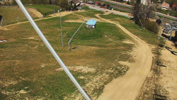 Spodní část sjezdovky skiareálu Karolinka