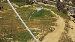 Spodní část sjezdovky skiareálu Karolinka