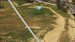 Spodní část sjezdovky skiareálu Karolinka