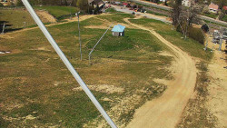 Spodní část sjezdovky skiareálu Karolinka