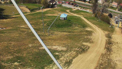 Spodní část sjezdovky skiareálu Karolinka