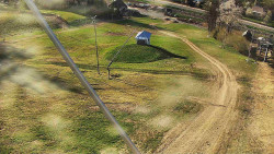 Spodní část sjezdovky skiareálu Karolinka