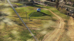 Spodní část sjezdovky skiareálu Karolinka