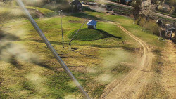 Spodní část sjezdovky skiareálu Karolinka