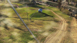 Spodní část sjezdovky skiareálu Karolinka