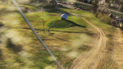 Spodní část sjezdovky skiareálu Karolinka