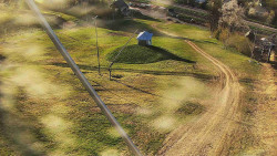 Spodní část sjezdovky skiareálu Karolinka