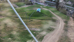 Spodní část sjezdovky skiareálu Karolinka