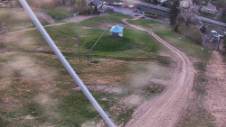 Spodní část sjezdovky skiareálu Karolinka