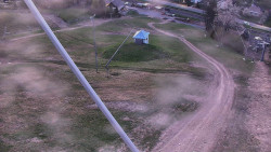 Spodní část sjezdovky skiareálu Karolinka