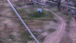 Spodní část sjezdovky skiareálu Karolinka