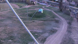 Spodní část sjezdovky skiareálu Karolinka