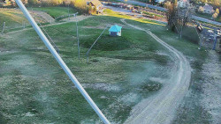 Spodní část sjezdovky skiareálu Karolinka