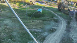 Spodní část sjezdovky skiareálu Karolinka